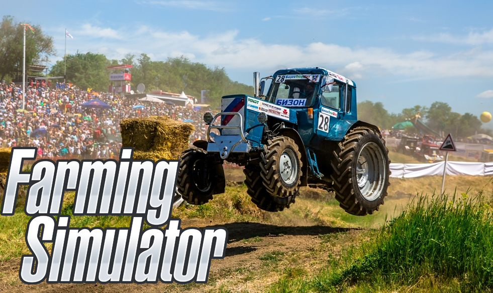 Racing tractors? Maybe not but Farming Simulator and motorsports are connected