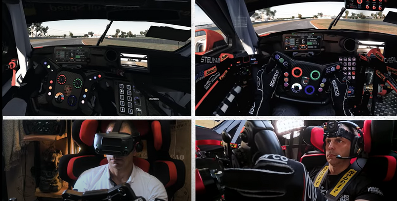 Are you faster in VR or using a triple screen setup?
