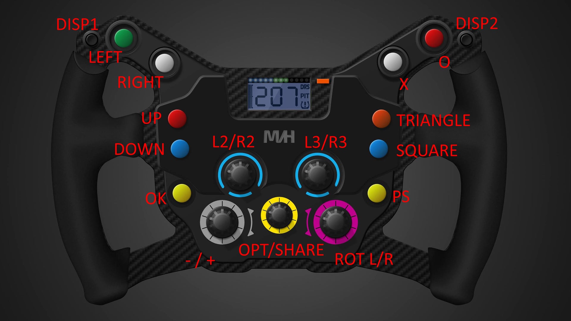 G29/G923PS button layout