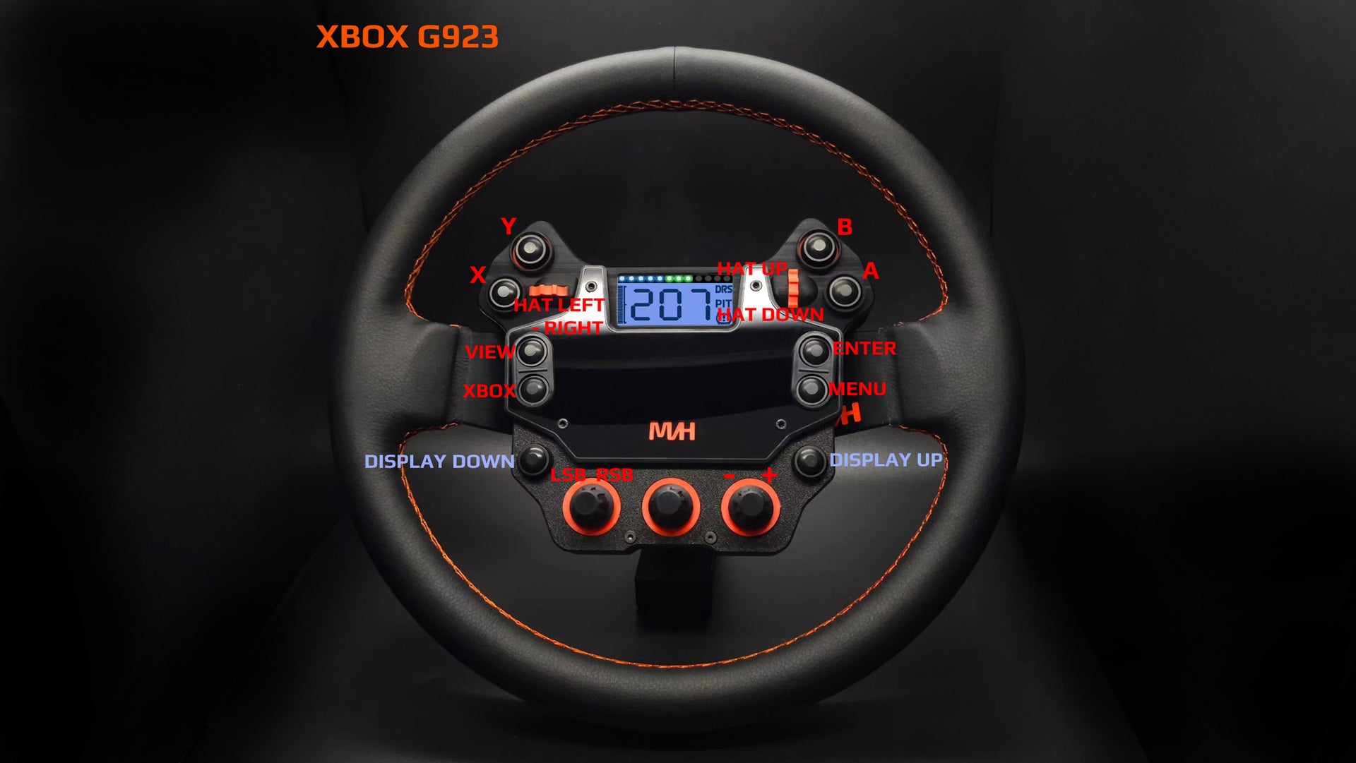 Button Layout XBox G923